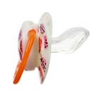 Соска - пустышка силиконовая ортодонтическая Крошка Я «Божья коровка», от 3 мес., оранжевый - Фото 3