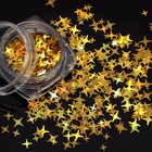 Пайетки для декора «Золотые звёздочки», цвет золотистый - Фото 3