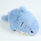 Мягкая игрушка «Кот» в костюме акулы, 25 см, цвет голубой - Фото 5
