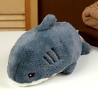 Мягкая игрушка «Кот» в костюме акулы, 25 см, цвет серый - Фото 2