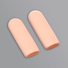 Напальчники для защиты пальцев, силиконовые, 2 шт., бежевые - Фото 5