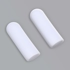 Напальчники для защиты пальцев, силиконовые, 2 шт, цвет белый - Фото 4