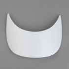 Козырёк для кепки, гнутый, 7×17.5×6 см, белый, цена за 1 штуку - Фото 3