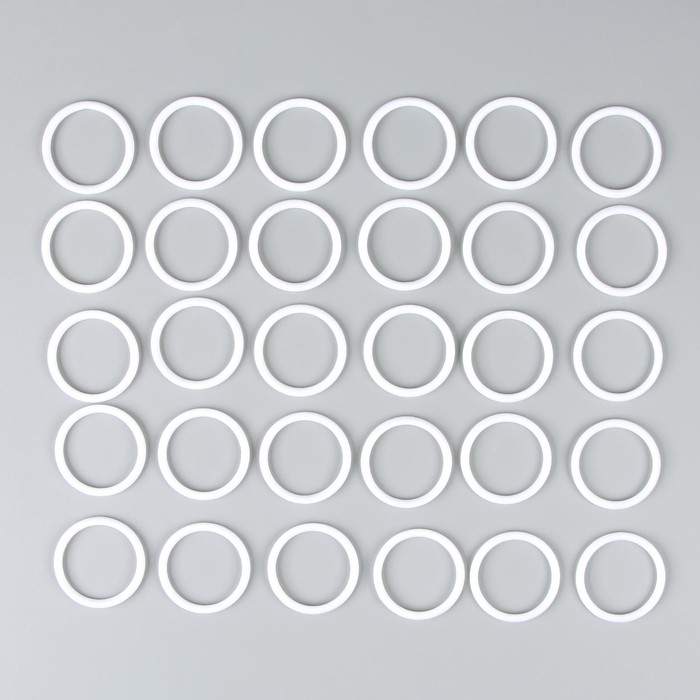 Основа для творчества и декора «Кольцо» набор 30 шт., размер 1 шт. — 5 × 0,53 см
