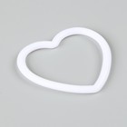 Основа для творчества и декора «Сердце», набор 20 шт., размер 1 шт. — 6×6×0.45 см - Фото 3