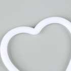 Основа для творчества и декора «Сердце», набор 20 шт., размер 1 шт. — 6×6×0.45 см - Фото 5