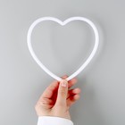 Основа для творчества и декора «Сердце», набор 10 шт., размер 1 шт. — 14.5×14.5×0.5 см - Фото 6