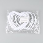 Основа для творчества и декора «Сердце», набор 10 шт., размер 1 шт. — 14.5×14.5×0.5 см - Фото 7