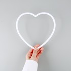 Основа для творчества и декора «Сердце», набор 5 шт., размер 1 шт. — 20×20×0.73 см - Фото 6