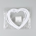 Основа для творчества и декора «Сердце», набор 5 шт., размер 1 шт. — 20×20×0.73 см - Фото 7