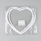 Основа для творчества и декора «Сердце», набор 3 шт., размер 1 шт. — 25×25×0.73 см - Фото 7