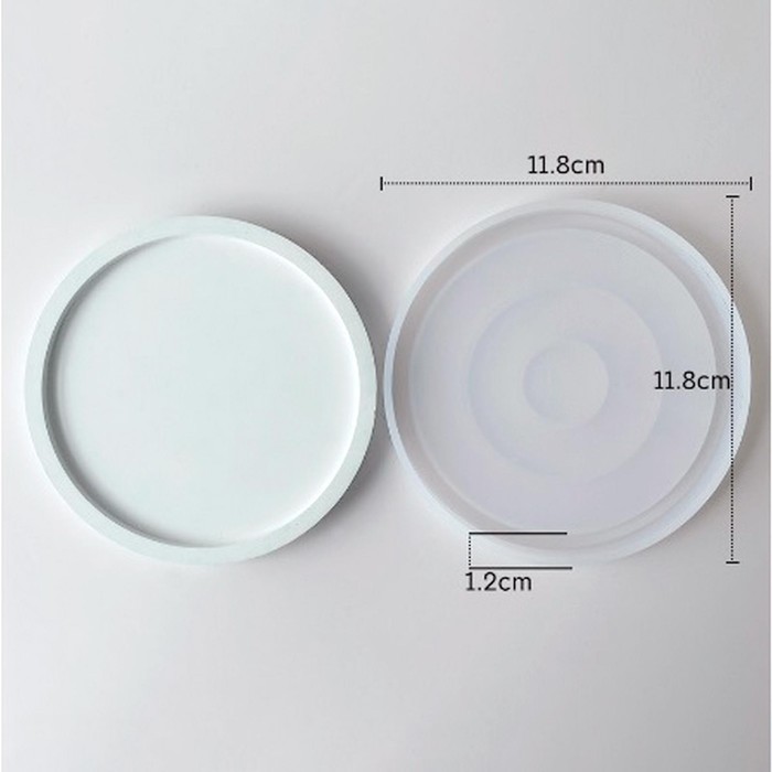Форма силиконовая универсальная «Круг», размер изделия 11,2 × 11,2 × 0,9 см - Фото 1