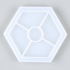 Форма силиконовая универсальная «Шестиугольник», размер изделия 11,6 × 10,1 × 1,2 см - Фото 3