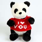 Мягкая игрушка «Панда» в кофте, 25 см - Фото 4