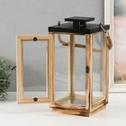 Подсвечник дерево "Лаконичность" 31х15х15 см - фото 22938061