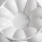 УЦЕНКА Форма для муссовых десертов и выпечки Доляна «Цветок», 21×7 см, цвет белый - Фото 4