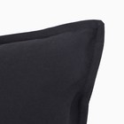 Подушка Этель, 45х45+1 см, цвет чёрный, 100% хлопок - Фото 3