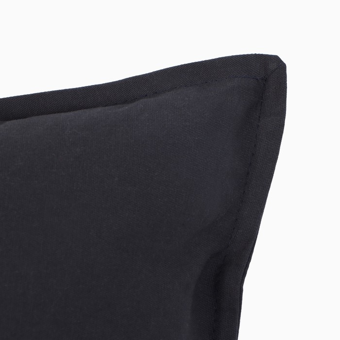 Подушка Этель, 45х45+1 см, цвет чёрный, 100% хлопок - фото 1906372483