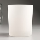 Подсвечник "СЕРДЕЧКИ" на белом фоне 9,3х7,7 см, 240 мл - фото 25469941