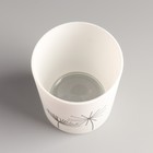 Подсвечник "ОДУВАНЧИКИ" 9,3х7,7 см, 240мл - фото 42645813