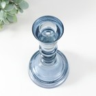 Подсвечник "КРИСТОФФ-1"ЧЕРНИКА 16,5х8,5 см - фото 24258406