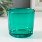Подсвечник "ДЭЙ" ИЗУМРУД  5,5х6 см, 100мл - фото 43748678