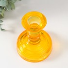 Подсвечник "КРИСТОФФ-3" ОРАНЖ 10,5х8,5 см 9894668 - фото 16438694