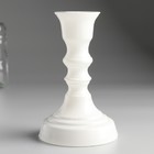 Подсвечник "БЕЛЫЙ ГЛЯНЕЦ КРИСТОФФ-2" 14х8,5 см 9894705 - фото 16352687