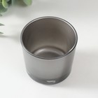 Подсвечник "МЕТАЛЛИК дымка ДЭЙ" 5,5х6 см, 100мл - фото 31109838