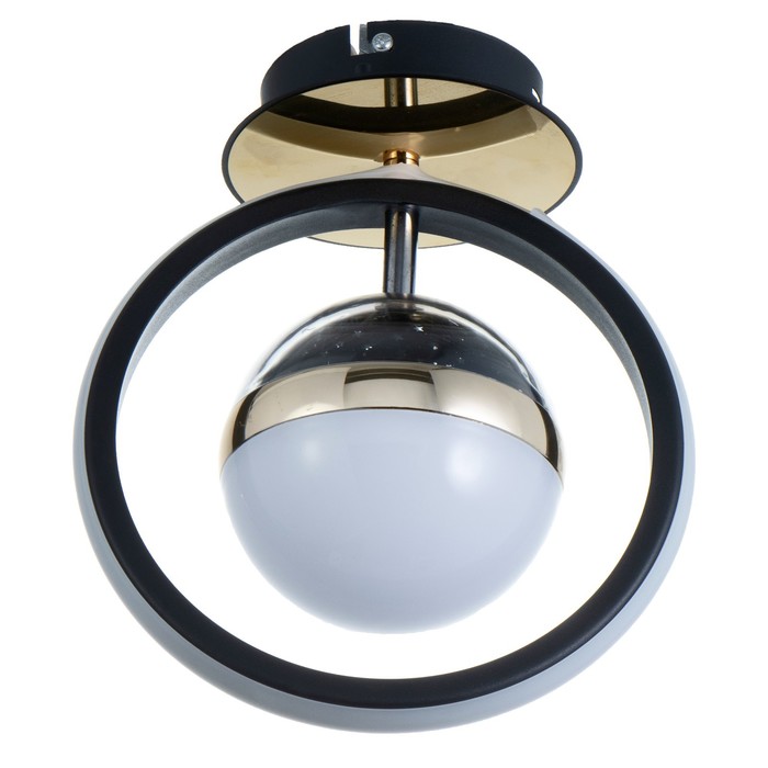 Светильник «Альциона» LED 37 Вт 3000-6000К черно-золотой 20×20×22 см BayerLux