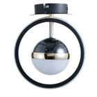 Светильник "Альциона" LED 37Вт 3000-6000К черно-золотой 20х20х22 см BayerLux - Фото 6