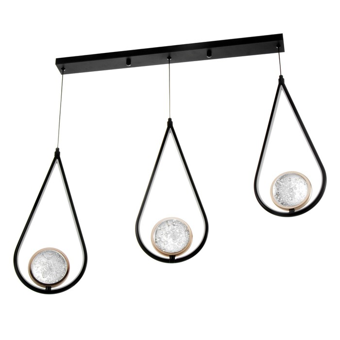 Светильник BayerLux «Джесто» 3хLED 72 Вт латунь - Фото 1