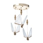 Светильник BayerLux "Бабочки" 3хLED 18Вт золото - фото 24720168