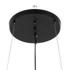 Люстра BayerLux "Артес" LED 100Вт 3000-6000К черный 45х48х23 см - фото 22712047