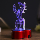 Сувенир стекло с подсветкой "Лошадка" с матовыми хвостом и гривой 6,3х6,3х11 см - Фото 6