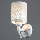 Бра "Круги" E27 15Вт белый 12х14х25 см - фото 22712233