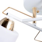 Люстра "Аделла" 3хЕ27 40Вт бело-золотой 44х44х24 см BayerLux - фото 22712478