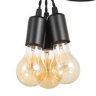 Бра "Бульдог" 3хЕ27 40Вт черный 51,5х51,5х32см - фото 22712509