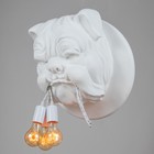 Бра "Бульдог" 3хЕ27 40Вт белый 51,5х51,5х32см - фото 22712513