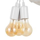 Бра "Бульдог" 3хЕ27 40Вт белый 51,5х51,5х32см - фото 22712518