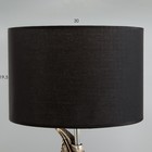 Настольная лампа "Севилья" Е27 40Вт черно-бронзовый 36х36х65 см - фото 24664017