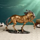 Фигура "Конь гарцующий" бронза, 35х27см - Фото 1