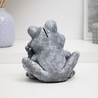 Копилка "Лягушонок сидит" серый камень, 17х12х16см - Фото 3