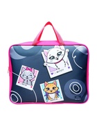 Папка для труда, А4, текстильная, 35×27×7 см «Котики» - Фото 2