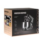 Миксер REDMOND RFM-5370, планетарный, 1100 Вт, 5 л, 6 скоростей, чёрный - фото 51342070 Миксер REDMOND RFM-5370, планетарный, 1100 Вт, 5 л, 6 скоростей, чёрный - фото 51342070