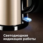 Чайник электрический REDMOND RK-M1582, металл, колба металл, 1.7 л, 1800 Вт, цвет шампань - фото 51474556 Чайник электрический REDMOND RK-M1582, металл, колба металл, 1.7 л, 1800 Вт, цвет шампань - фото 51474556