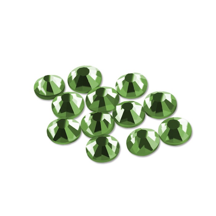 Стразы POLE «Кристалл», №03 зелёный аметист, 288 (±5%) шт - Фото 1