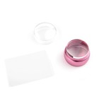 Штамп для стемпинга большой TNL, плоский металлический, розовый - фото 9608127
