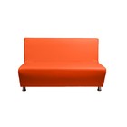 Диван офисный «Рон», без подлокотников, экокожа, 1350×740×830 мм, цвет оранжевый - Фото 2