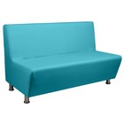 Диван офисный «Рон», без подлокотников, экокожа, 1350×740×830 мм, цвет бирюзовый - Фото 2